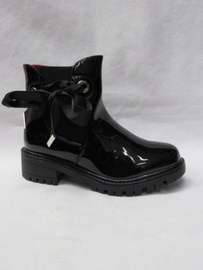 Botki dziewczęce ocieplane (28-35) T2005M BLACK