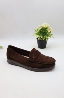 Mokasyny damskie na płaskim (36-41) 3050 BROWN