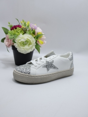 Buty sportowe damskie na płaskim (36-41) 24899 WHITE