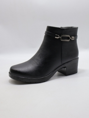 Botki damskie ocieplane na obcasie (36-42) D7115-21