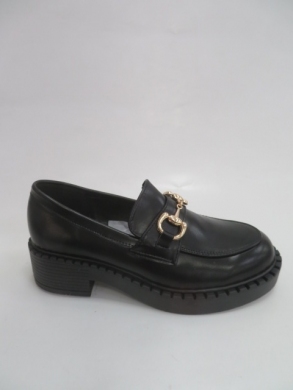 Mokasyny damskie na koturnie (36-41) A11 BLACK