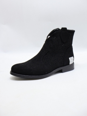 Botki damskie na płaskim (36-41) H192 BLACK