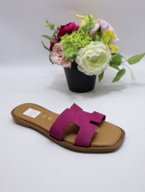 Klapki damskie na płaskim (36-41) 02 FUCHSIA