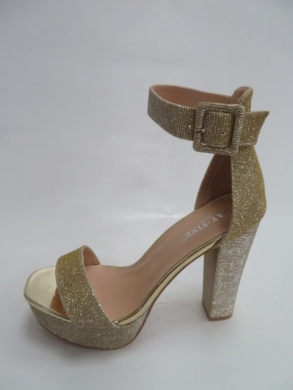 Sandały Damskie na obcasie (36-41) 8338-45 GOLD
