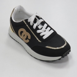 Buty sportowe damskie na płaskim (36-41) WCF-9 BLACK