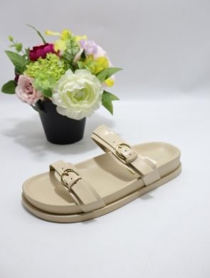 Sandały damskie na płaskim (36-41) H8-862 BEIGE