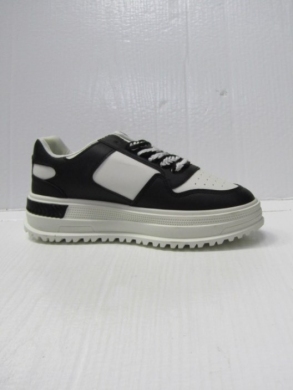 Buty sportowe damskie na płaskim (36-41) AB-5 BLACK/WHITE