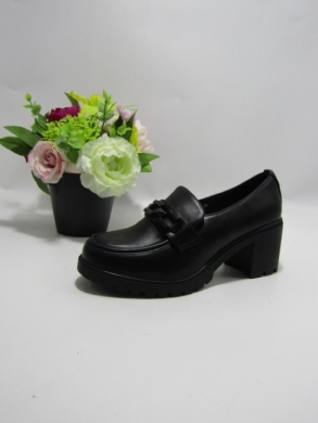 Mokasyny damskie na koturnie (36-41) 5021 BLACK