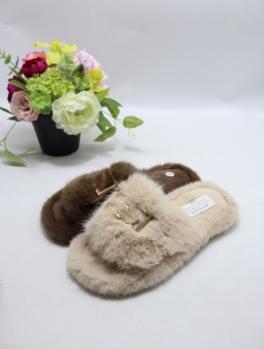 Kapcie damskie ocieplane (36-41) 6665-1 MIX