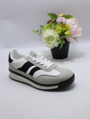 Buty sportowe damskie na płaskim (36-41) AF23-307 WHITE