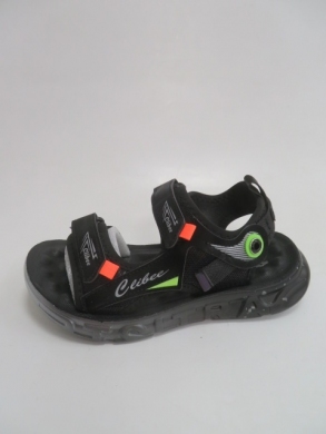 Sandały chłopięce (32-37) Z875 BLACK/ORANGE