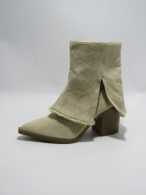 Botki damskie na obcasie (36-41) A-11 BEIGE