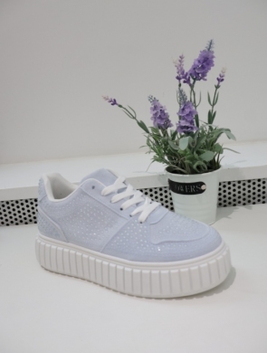 Buty sportowe damskie na płaskim (36-41) LA335P BLUE
