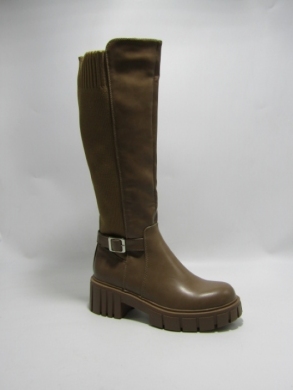Kozaki damskie na płaskim (36-41) J-56 KHAKI