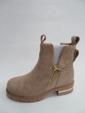 Botki damskie jesienne na płaskim (36-41) HB-152 KHAKI
