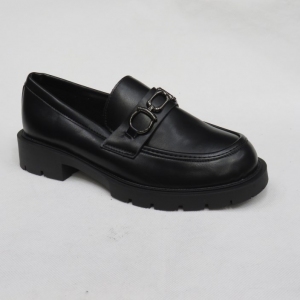 Mokasyny damskie na płaskim (36-41) 3238BLACK