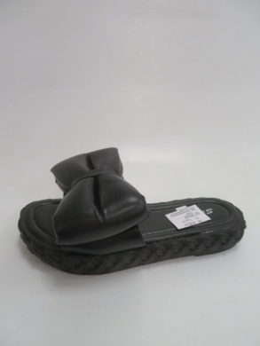 Klapki damskie na płaskim (36-41) TL8-74 BLACK
