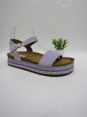 Sandały damskie na koturnie (36-41) 2762 PURPLE