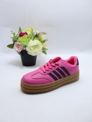 Buty sportowe damskie na płaskim (36-41) AD672 PEACH/BLUE