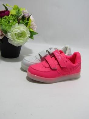 Buty sportowe dziewczęce (26-31) D505M WH/PEACH