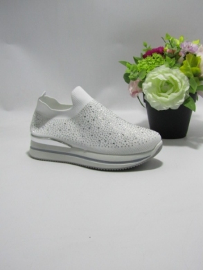 Buty sportowe damskie na koturnie (36-41) LS-660 WHITE