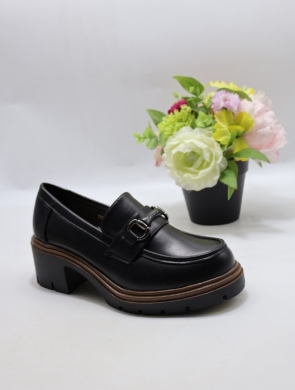 Półbuty damskie na obcasie (36-41) XYX-25225-1 BLACK