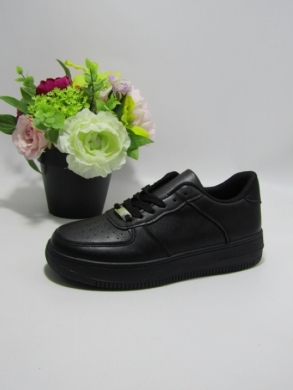 Buty sportowe damskie na płaskim (36-41) GA8057-1 BLACK