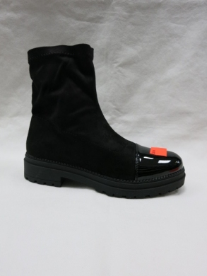 Botki damskie na płaskim (36-41) H33 BLACK