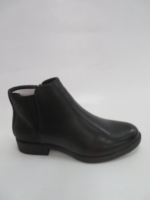 Botki damskie jesienne na płaskim (36-41) S1814-1 BLACK
