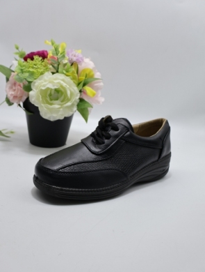 Półbuty damskie na płaskim (36-42) 1732 BLACK