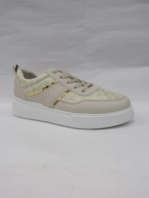 Buty sportowe damskie na płaskim (36-41) P05 BEIGE