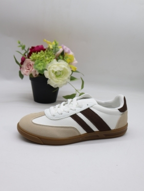 Buty sportowe damskie na płaskim (36-41) DD353 BEIGE/BROWN