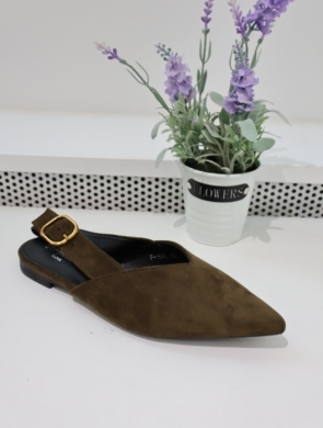 Sandały damskie na płaskim (36-41) P1502 GREEN