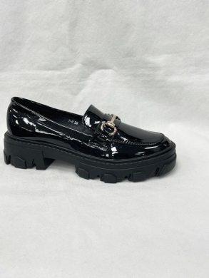 Mokasyny damskie na płaskim (36-41) J-2 BLACK