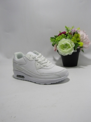 Buty sportowe damskie na koturnie (36-41) DN10-3 WHITE