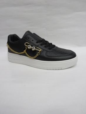 Buty sportowe damskie na płaskim (36-41) W-20 BLACK
