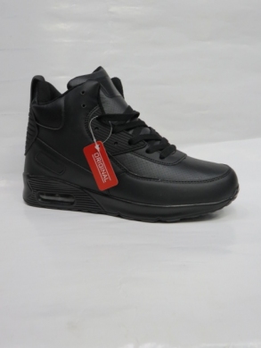 Sneakersy damskie wysokie (36-41) D3H-2 BLACK