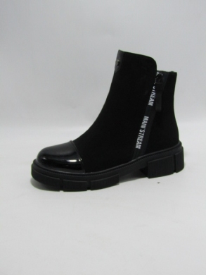 Botki damskie na płaskim (36-41) A835 BLACK