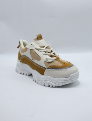 Sneakersy damskie (36-41) BK640 KHAKI