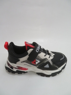 Sportowe Chłopięce (32-37) L218 BLACK/RED