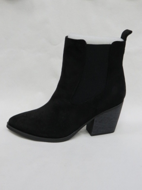 Botki damskie na obcasie (36-41) 2976 BLACK