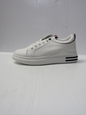 Buty sportowe damskie na płaskim (36-41) BO167 WHITE/BLACK