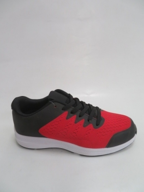 Buty sportowe damskie na płaskim (36-41) DN27-51 RED/BLACK