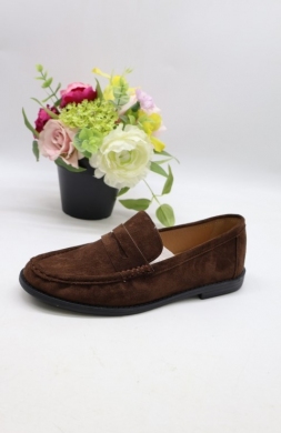 Mokasyny damskie na płaskim (36-41) L69 BROWN