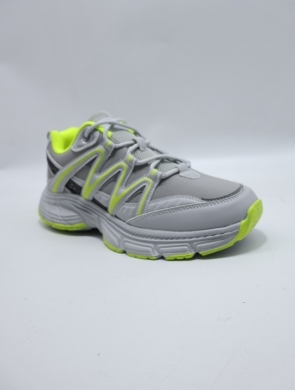 Buty sportowe damskie na płaskim (36-41) ED376-3 GREY/GREEN