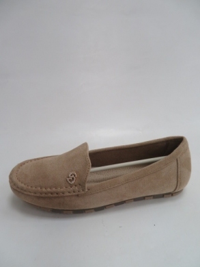 Mokasyny damskie na płaskim (36-41) GS22 KHAKI