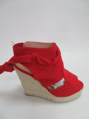 Sandały Damskie na koturnie (36-41) 5757 RED
