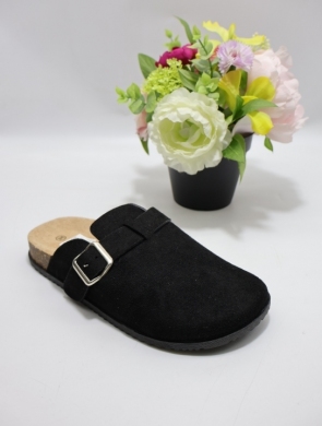 Klapki damskie na płaskim (36-41) 180 BLACK
