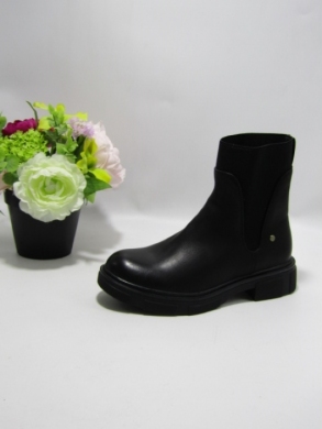 Botki damskie na płaskim (36-41) D68 BLACK
