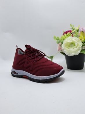 Buty sportowe damskie ocieplane (36-41) FSL-3 WINE/RED